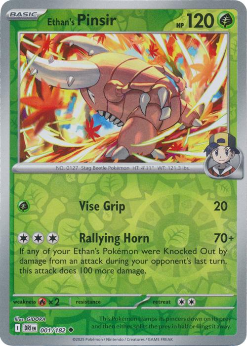Ethan's Pinsir [Reverse Holo]
